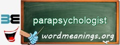 WordMeaning blackboard for parapsychologist